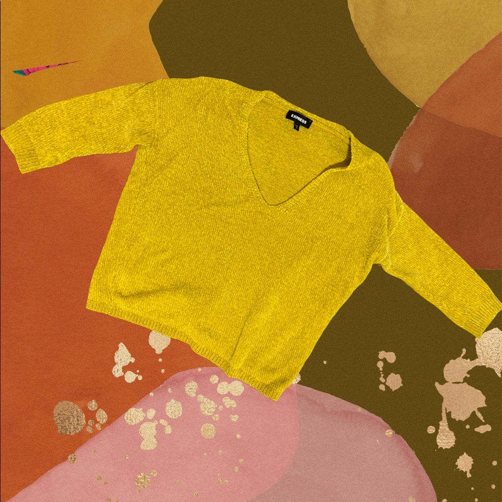 Cute yellow sweater